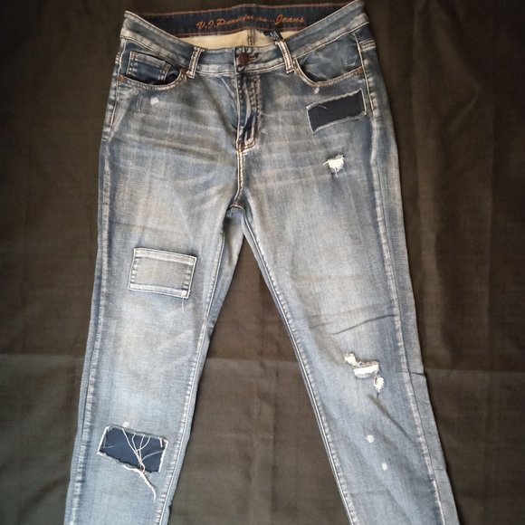 NWOT - V.I.P distressed  jeans Size 13/14 - Picture 3 of 7